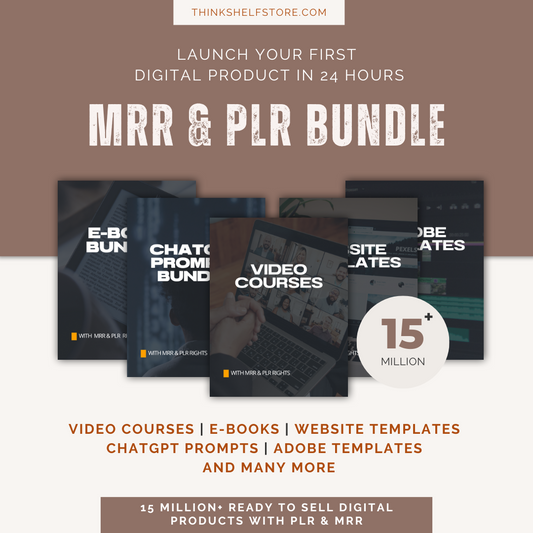 15M+ Digital Products Mega Bundle with PLR & MRR